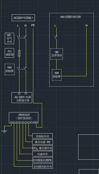 控制柜接线图草稿