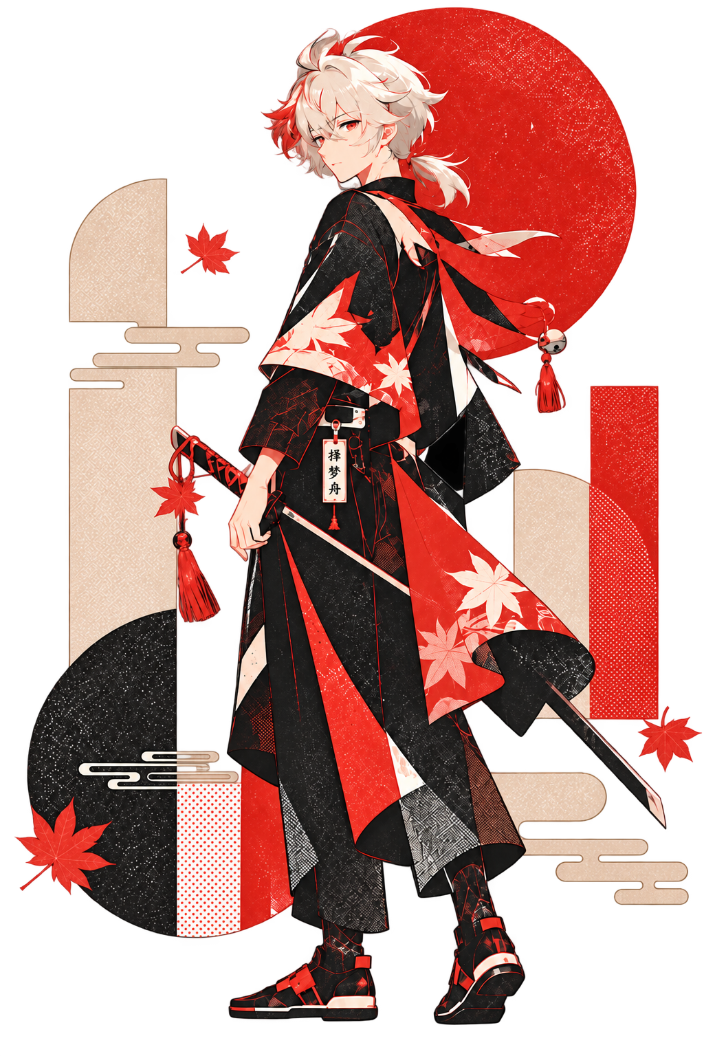 择梦舟 · 枫原和风立绘